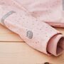 Personalised Pink Spot Print Raincoat, thumbnail 4 of 6