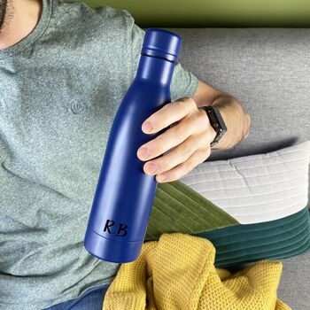 Personalised Cooling Insulated Drinks Bottle For Him, 12 of 12