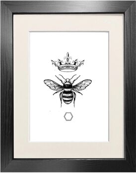'The Honey Queen Bee' Fine Art Print, 6 of 6