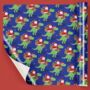 Santa Dinosaur Wrapping Paper, thumbnail 2 of 3