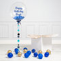 Personalised Blue Star Confetti Bubble Balloon, thumbnail 2 of 2