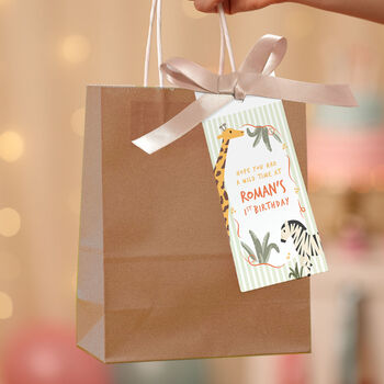 Safari Theme Party Bags For Kids Jungle Animal Birthday, 4 of 10