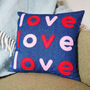Love Love Love Cushion, thumbnail 3 of 7