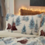 Winter Bears Fleece Duvet Cover Set Soft Printed Bedding With Zip Fastening, thumbnail 3 of 4