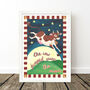 The Cow Jumped Over The Moon Vintage Nursery Print, thumbnail 10 of 12