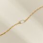 Darcy Pearl Pendant Gold Bracelet, thumbnail 2 of 6