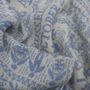 Personalised Lambswool People Baby Blanket Cream/Blue, thumbnail 2 of 5