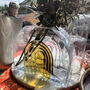 Alexia Art Deco Arched Glass Vase, thumbnail 1 of 3