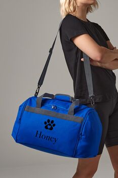 Custom Pet Holdall Bag For Travel, Puppy Gift, 4 of 6