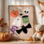 Squad Ghouls Halloween Art Print, thumbnail 9 of 12