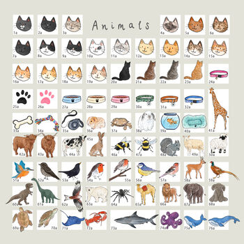 Personalised Engagement Card Choose Their Favourite Things, 8 of 10