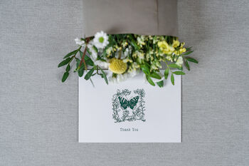'Thank You' Fresh Flower Posy And Card Gift, 4 of 11
