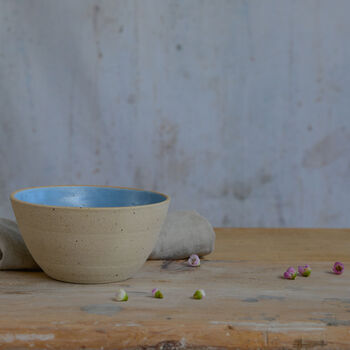 Handmade Stone Ceramic Cereal Bowl, 3 of 10