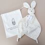 Vintage Floral Baby Bunny Comforter Gift, thumbnail 6 of 8