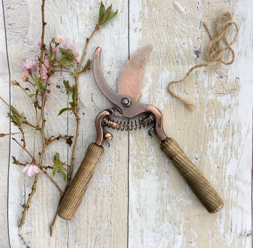 Personalised Copper Plated Garden Pruner Secateurs, 1 of 4