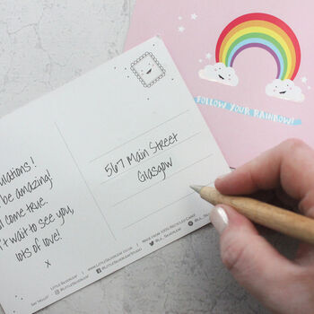 Follow Your Rainbow! Happy Mail Postcard, 4 of 5
