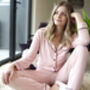 Personalised Soft Pink Bamboo Pyjama Set, thumbnail 4 of 5