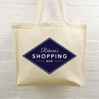 Personalised Tote Bags, Shopping Design, 2 of 3