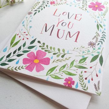 'Love You Mum' Mother's Day Card, 3 of 4