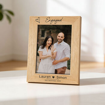 Personalised Engagement Photo Frame, 2 of 4