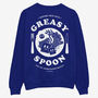 Support Your Local Greasy Spoon Sweatshirt In Blue, thumbnail 2 of 2