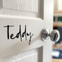 Personalised Name Door Sticker, thumbnail 2 of 7