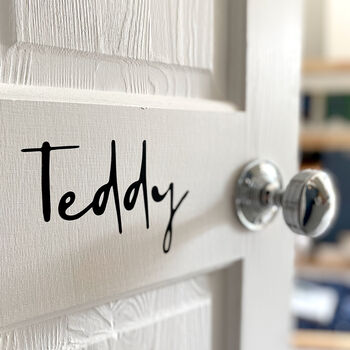 Personalised Name Door Sticker, 2 of 7