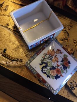 Square Kintsugi Trinket Box, 3 of 3