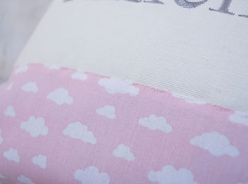 Cloud Name Cushion Baby Pink, 8 of 12