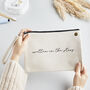 Personalised Signature Canvas Pouch, thumbnail 1 of 3