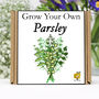 Gardening Gift. Grow Your Own Herbs. Parsley Seeds Kit, thumbnail 1 of 6