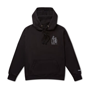 Embroidered Outline From Photo Unisex Hoodie, 8 of 12