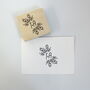 Personalised Manderly Floral Monogram Wedding Stamp, thumbnail 4 of 7