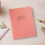 Personalised Confetti Softcover Notebook, thumbnail 2 of 7