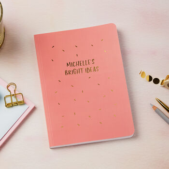 Personalised Confetti Softcover Notebook, 2 of 7