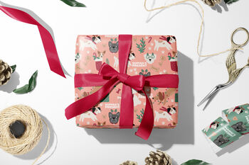 Personalised Christmas Dogs Wrapping Paper, 6 of 6