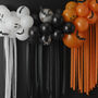 Halloween Balloon Arch Backdrop With Streamers, thumbnail 1 of 3