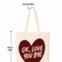 Olivia Dean Cotton Tote Bag, thumbnail 2 of 2