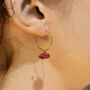 Orange Blossom Hoops, thumbnail 2 of 2