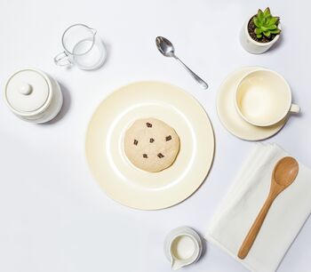 Six Handmade Felt Chocolate Chip Cookies Set: Ukca/Ce Certified Play Food, 6 of 6