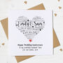 Personalised Wedding Anniversary Card, thumbnail 2 of 5