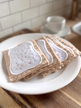 Pretend Play Felt Food Pop Tarts, 3 of 4