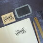 Personalised From The Library Of Banner Book Stamp, thumbnail 1 of 7