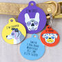Day Of The Dead Halloween Dog ID Tag, thumbnail 1 of 12