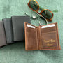 Personalised Leather Wallet, Anniversary Gift, thumbnail 1 of 12