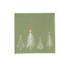 Festive Green Christmas Tree Paper Napkins Set Of 20, thumbnail 6 of 6