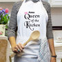 Personalised Queen Of The Kitchen Apron, thumbnail 1 of 3