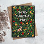 Christmas Card For Mum, Merry Christmas Mum Card, thumbnail 1 of 3