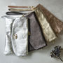 Personalised Metallic Leather Clutch Bag, thumbnail 2 of 11