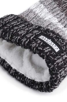 Gradient Dark Winter Sky Reflective Super Bobble Hat, 8 of 8